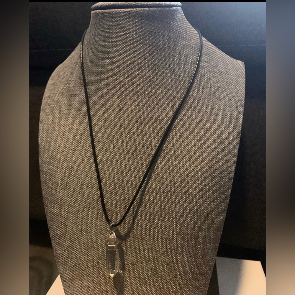 Crystal charm necklace